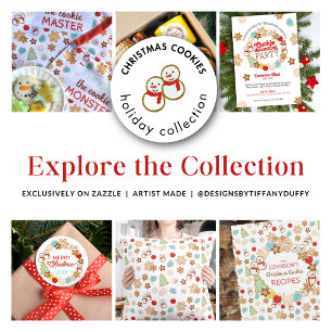 Cookie Master Christmas Cookies Patterned Holiday Apron