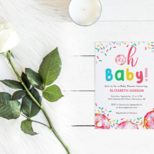 Budget Doughnuts & Diapers Baby Sprinkle Colourful
