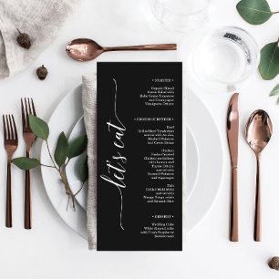 Minimal Elegance Wedding Welcome Letter Itinerary Invitation