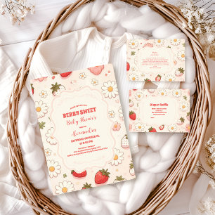 Berry Sweet Pink Coquette Baby  Books for Baby Enclosure Card