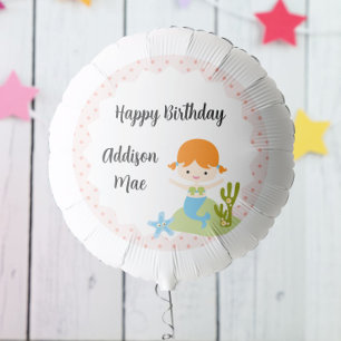 Boy and girl twins mermaid pirate birthday invitation