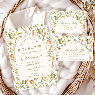 Little Sprout Spring Garden Diapper Raffle Enclosure Card