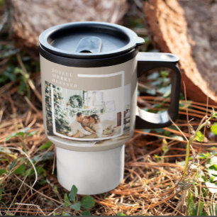 Modern Family Photo   Joyful Merry Blessed  Apron