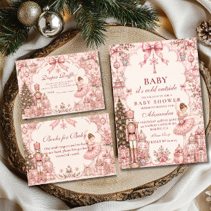 Enchanted Ballerina Diaper Raffle Enclosure Card