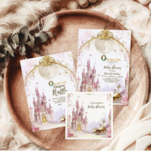 Fairytale Magic and Enchanted Story  Baby Shower Invitation