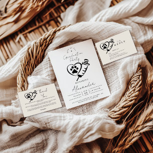  Photo Veterinary Medicine Paw Graduation Party Announcement