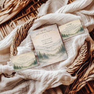 Let The Adventure Begin Bridal Shower Thank You Card