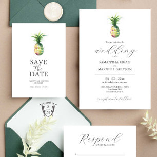 Destination Wedding Save The Date Tropical