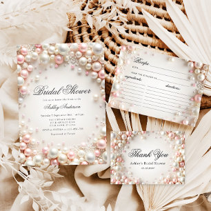 Elégant Pearls Fête des mariées Recette Carte