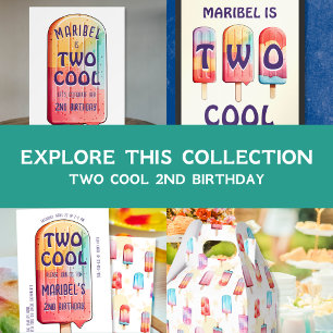 Two Cool Colourful Popsicle Poster