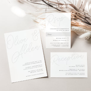 Ash   Script Watermark Meal Choice RSVP Card