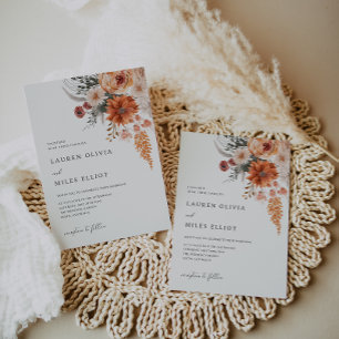 Boho Fall Thank You Favour Tag