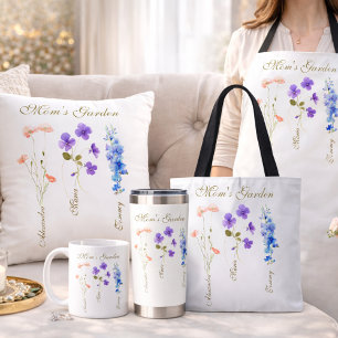 Personalized Kids Name Garden Mother Coffee Mug