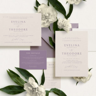 Carte de détails du Mariage Parker Landscape