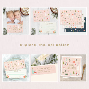 Cute Christmas  Wrapping Paper Sheet