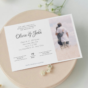 Modern wedding photo album binder