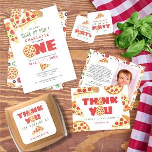 Pizza Party Cute Pizza Pattern Kids Birthday Party Napkin