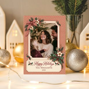 Elegant Heritage Coquette Christmas Invitation