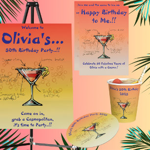 My Cosmopolitan Birthday Party Invitation