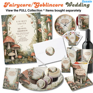 FAIRYCORE WEDDING Vintage Nature Loving Fairytale Invitation