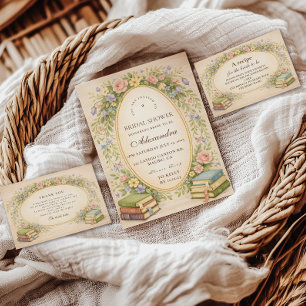 New Chapter Garden Books Bridal Shower Napkin