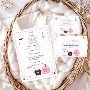 Pink Little Boo Baby Shower Napkin