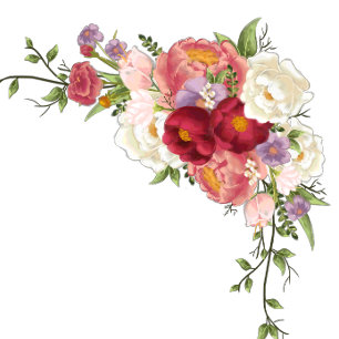 Save The Date Mariage Floral Élégant en Bourgogne et Rouge Carmi