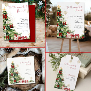 Tis the Season to be married Winter Bridal Shower  Paper Plate