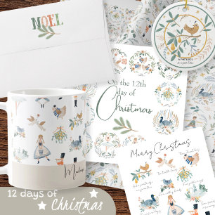 12 Days of Christmas Holiday Photo Personalized