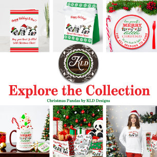 Personalized Christmas Pandas T-Shirt