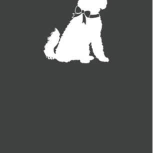 Goldendoodle Dog Baby Shower Blue Boy Invitation