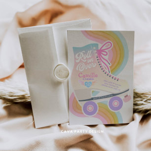 Roller Skating Birthday Party Invitation
