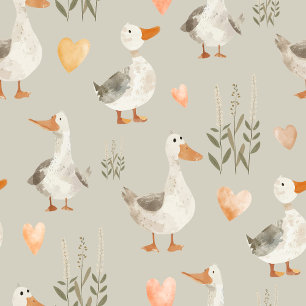 Livres d'oies d'aquarelle pour bébé — Carte de boî