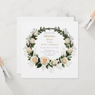 Gobelets En Papier Faveurs de roses blanches et de gypsophile