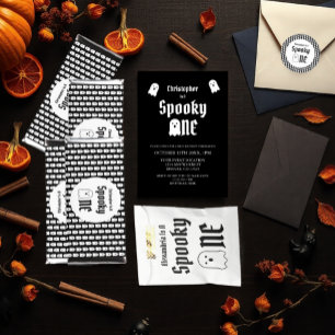 Spooky One 1st Birthday Invitation