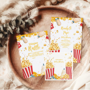 Fun Ready to Pop Baby Shower Invitation