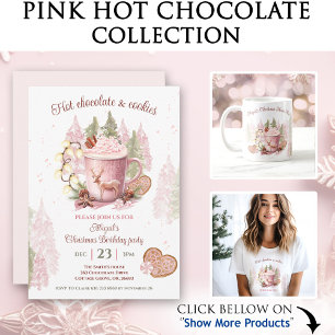 Hot Chocolate Bar Christmas Birthday Pedestal Sign