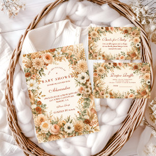 Timeless Fall Boho Baby Shower Napkin