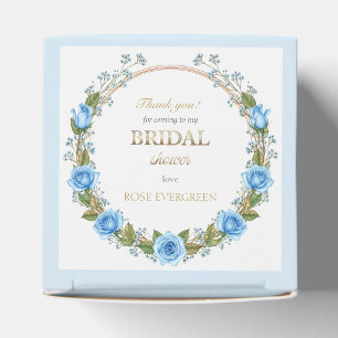 Elegant Blue Roses & Baby’s Breath  Napkin