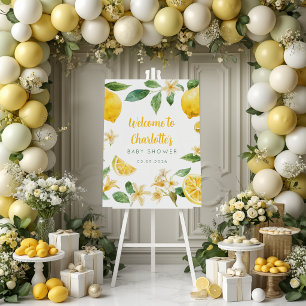 Personalized Lemon Citrus Paper Plates