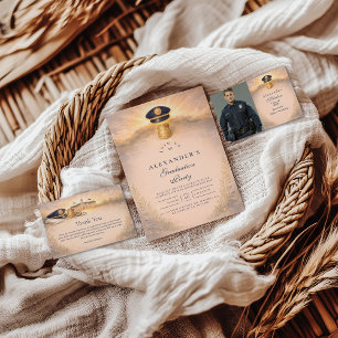 Police Academy Honors Graduation Event Thank You Card