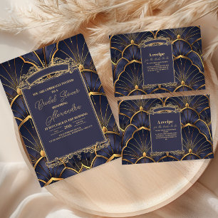 Purple Vintage Art Deco Bridal Shower