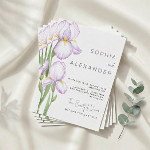 Carte de sauvegarde de date pour un mariage modern