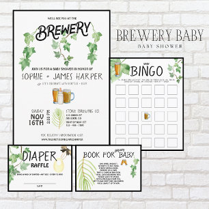 Brewery Baby - Color - Diaper Raffle Invite Insert