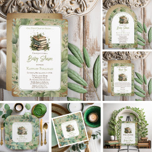 Our Next Chapter Begins Books Baby Shower Invitation
