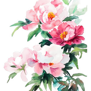 Save The Date Pivoine rose tendre et floral eucalyptus