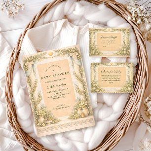 Carte D'accompagnement Tirage au sort de la couche florale neutre grecque