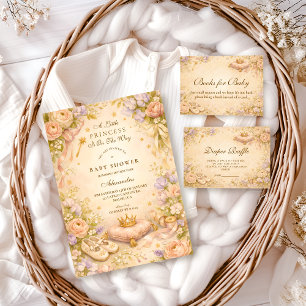 Dreamy Princess Star Diapper Raffle Enclosure Card