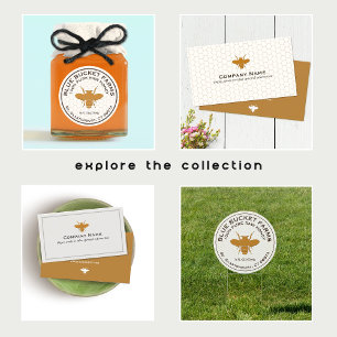 Bee BeeKeeper Honey Apairist Business Card