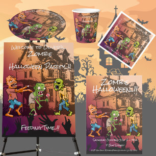 Serviette En Papier Enfants Zombie Halloween